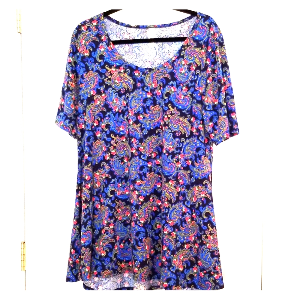 LuLaRoe Paisley XL Perfect Tee